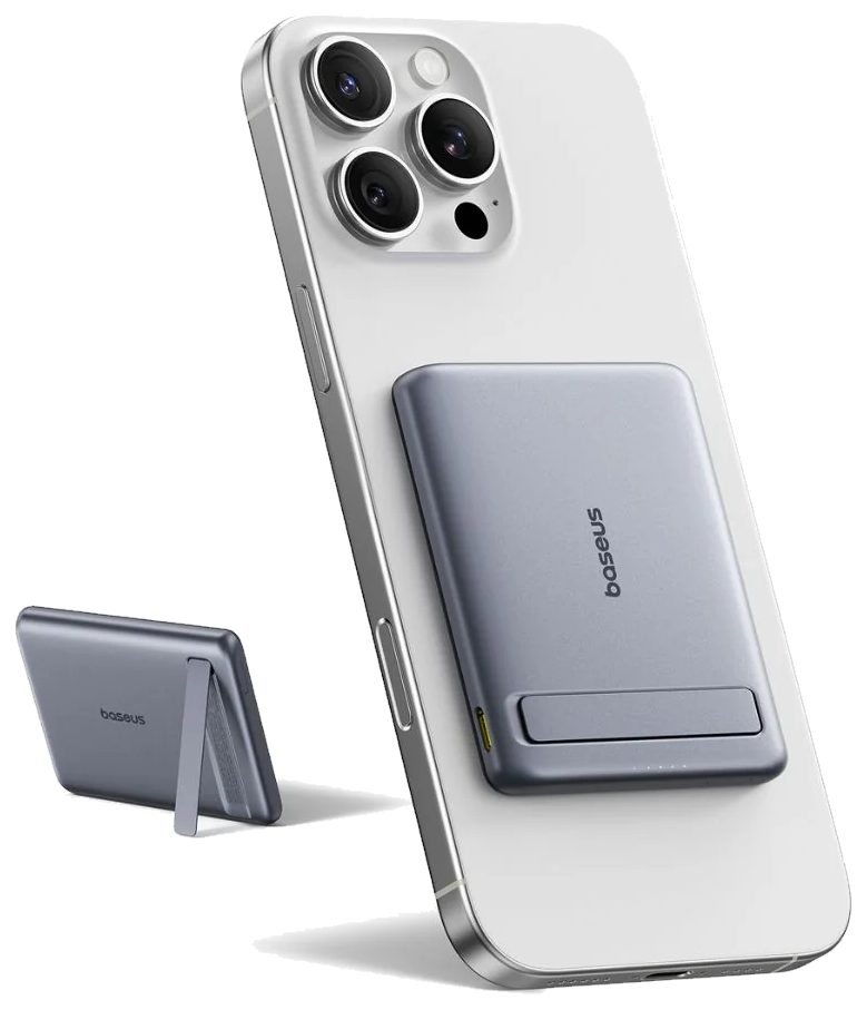 Baseus Ultra-Mini Magnetic Power Bank grey